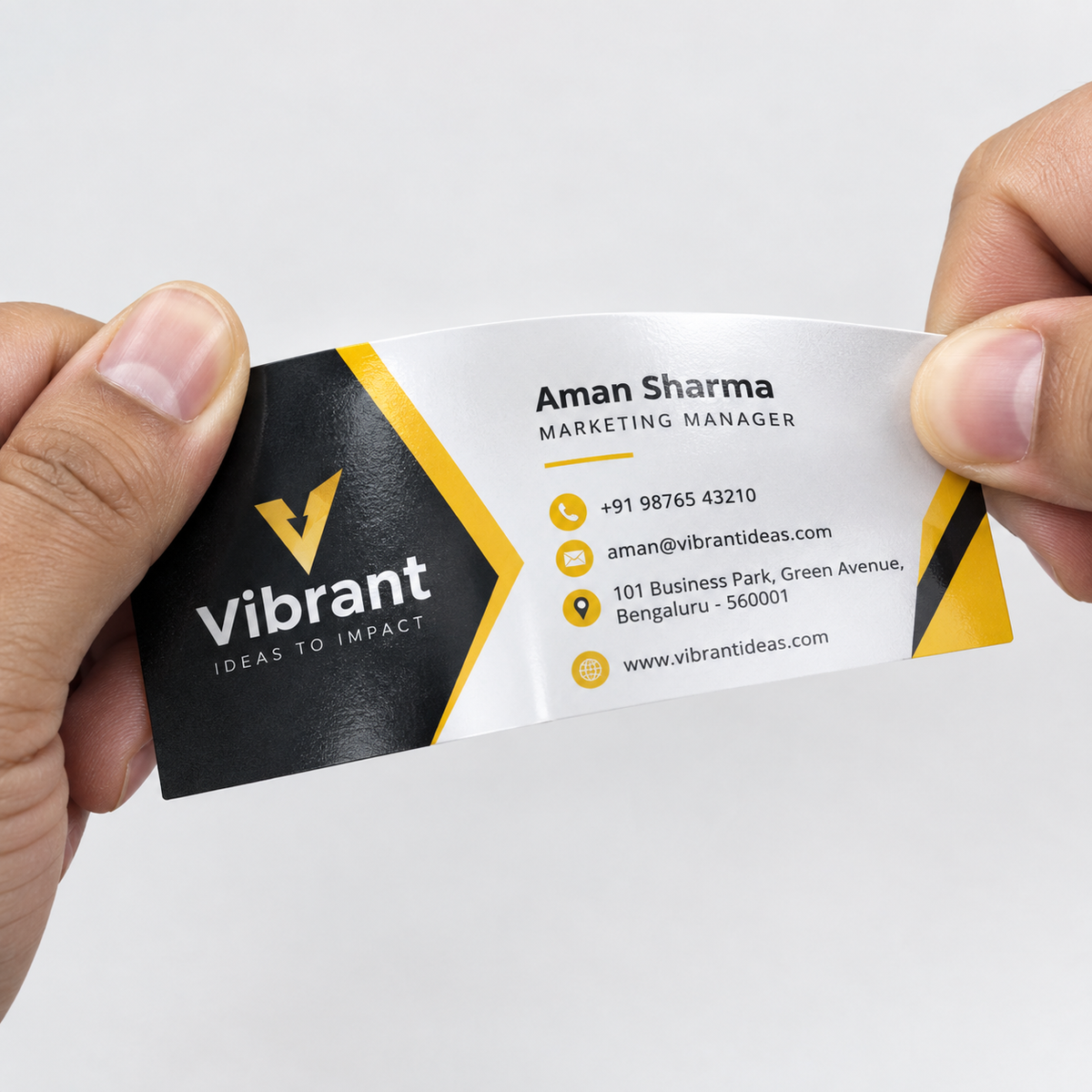 Non Tearable visiting card print setu