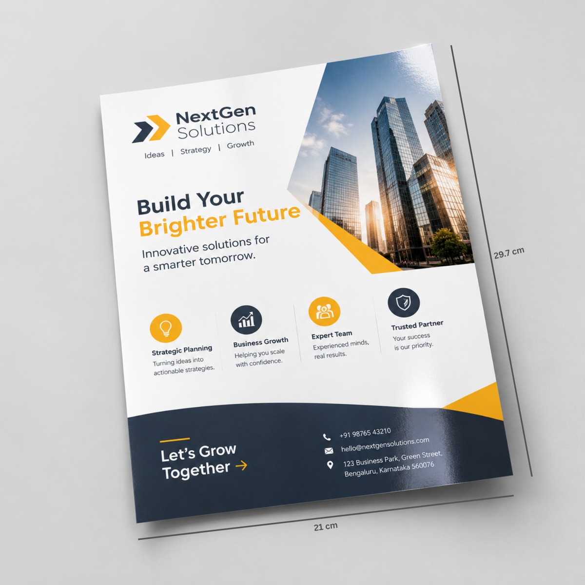 High-Gloss Pamphlets / Flyers (130 GSM Art Paper)