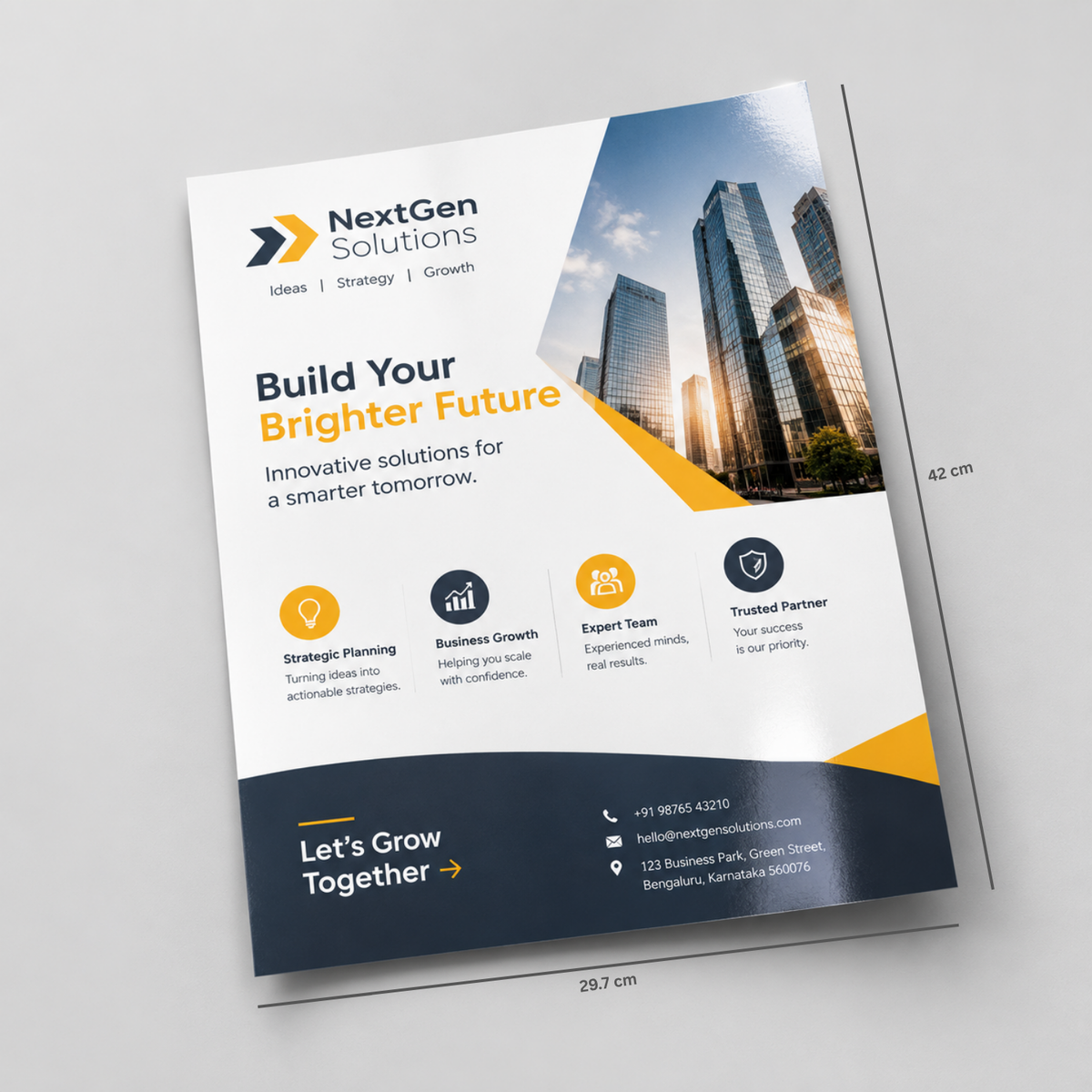 High-Gloss Pamphlets / Flyers (130 GSM Art Paper)