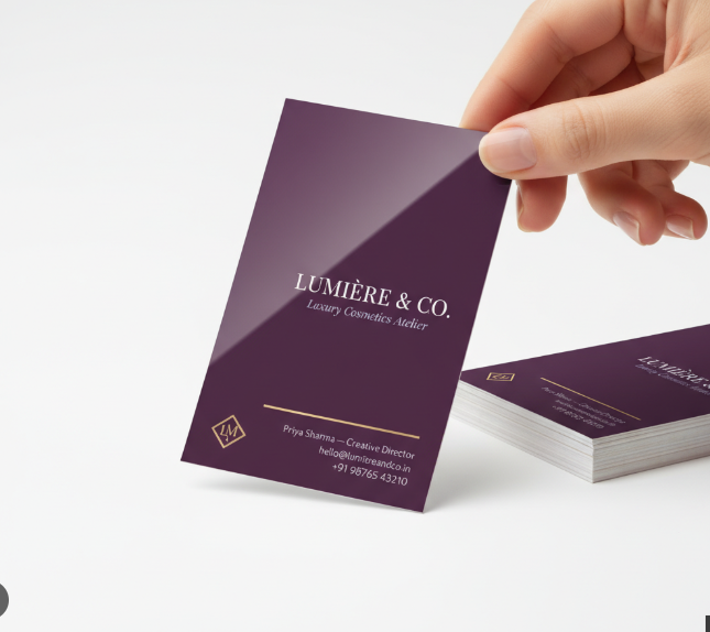Soft-Touch Velvet Card (370 GSM)