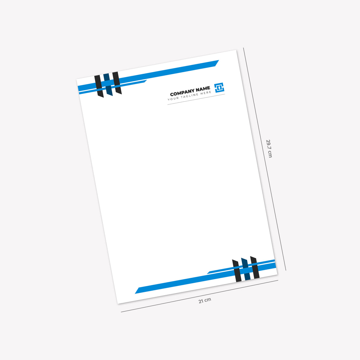 Bright White Letterhead (Super Sunshine 100 GSM)